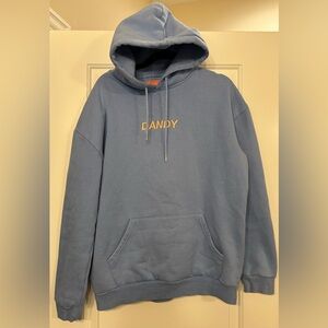 Dandy Worldwide Blue and Pink Hoodie